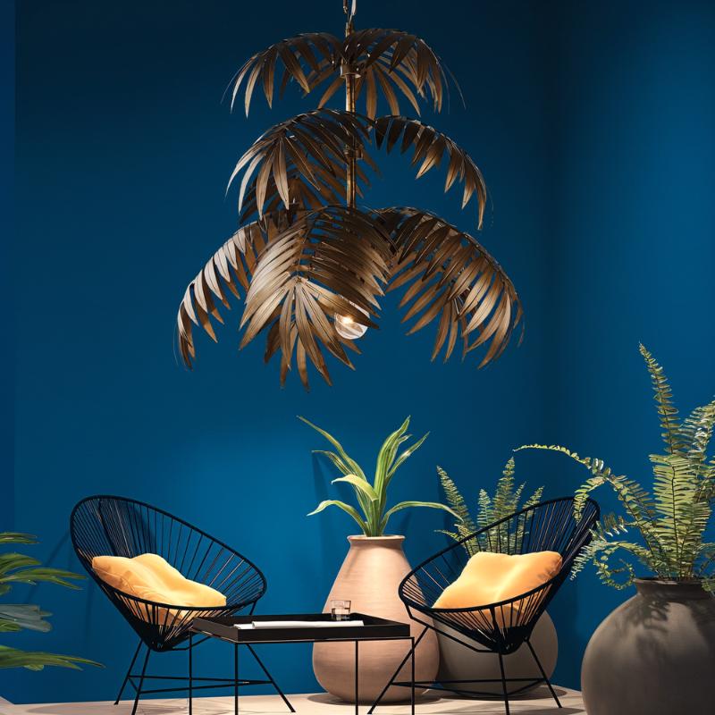 Palmae | Tropical Leaf Chandelier Light with Elegant Design | Modern Fixture for Coastal Ambiance 3