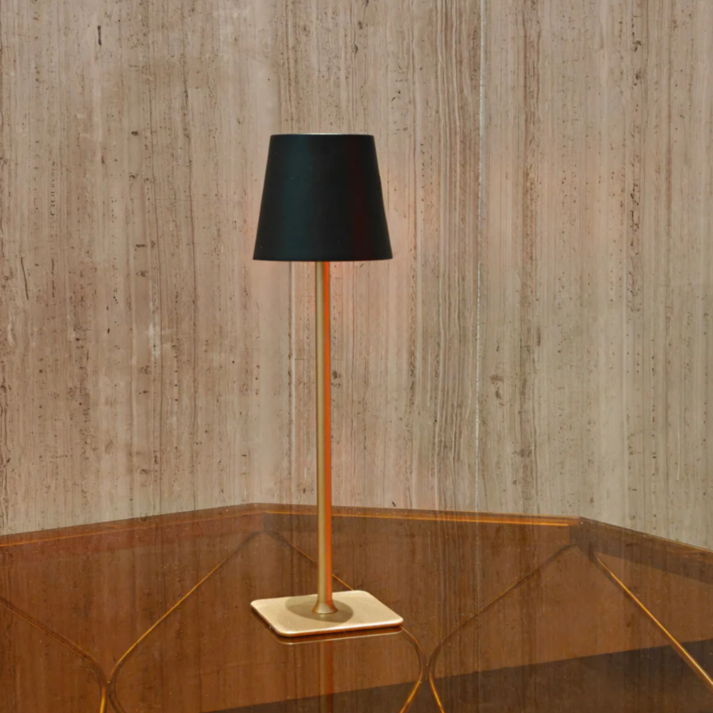 Scandinavian Style Cordless Table Lamp with Touch Control | Dimmable Bedside Lighting for Indoor & Outdoor Use