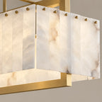 Scrigno Collection | Modern Chandelier Light with Gold Brass Frame | Elegant Ambient Lighting for Dining Rooms and Kitchens 2