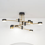 Sculptural Ceiling Chandelier | Modern Dining Room Fixture with LED Lighting | Stylish Design for Versatile Illumination 0