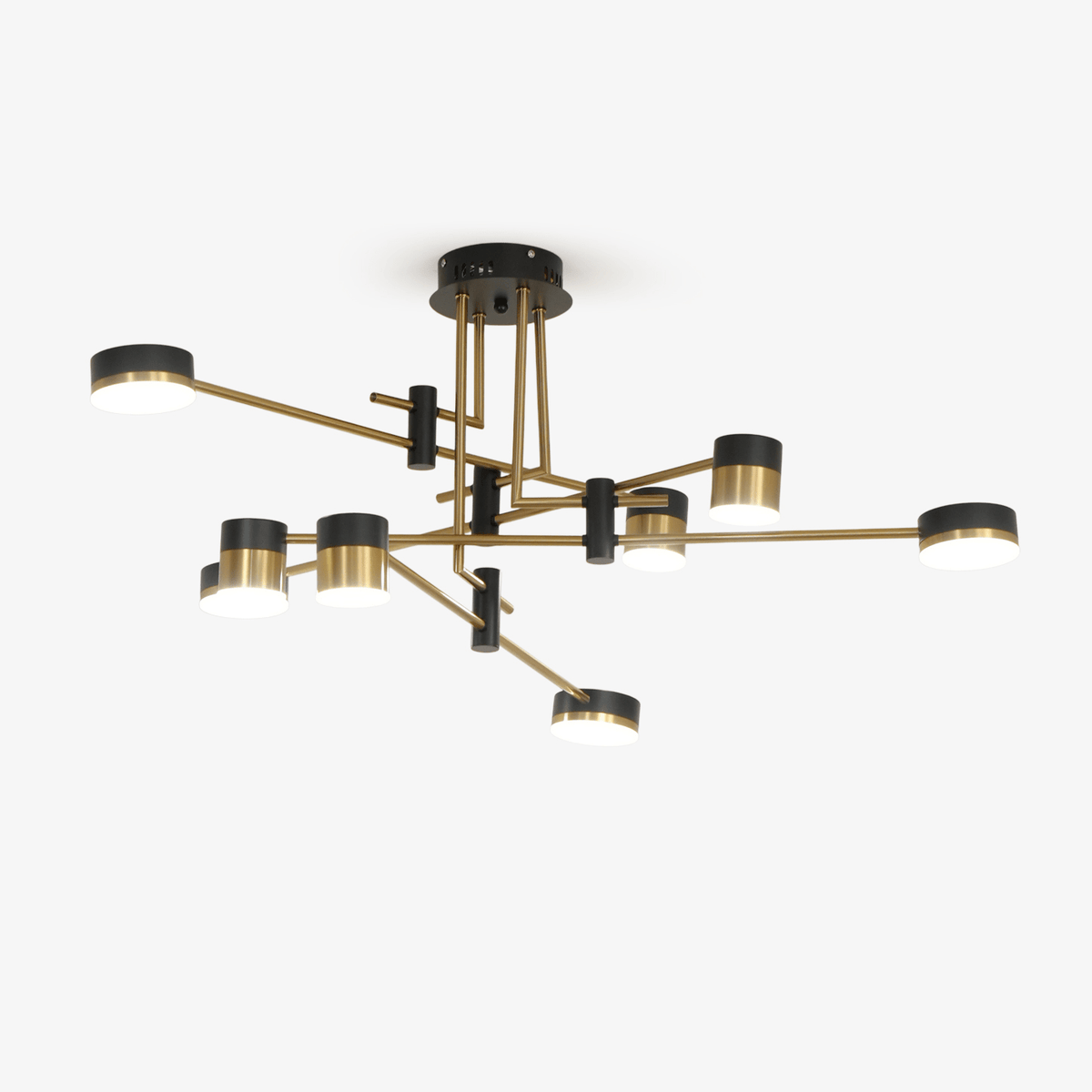 Sculptural Ceiling Chandelier | Modern Dining Room Fixture with LED Lighting | Stylish Design for Versatile Illumination 3
