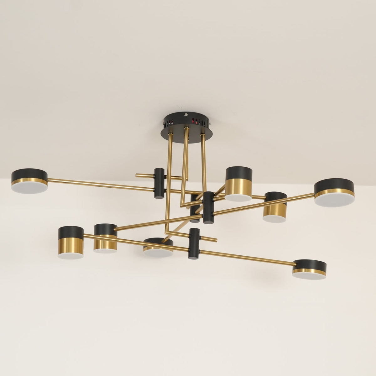 Sculptural Ceiling Chandelier | Modern Dining Room Fixture with LED Lighting | Stylish Design for Versatile Illumination 6
