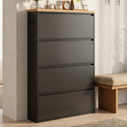 Shoe Storage Cabinet | Modern Minimalist Design with Durable Steel | Space-Saving Organizer for Elegant Entryways 5