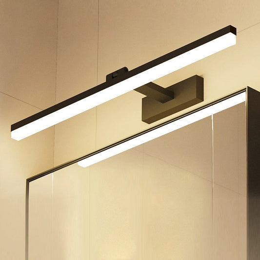 Sleek LED Wall Sconce Light with Warm Glow | Modern Minimalist Design for Elegant Bathroom Spaces 0