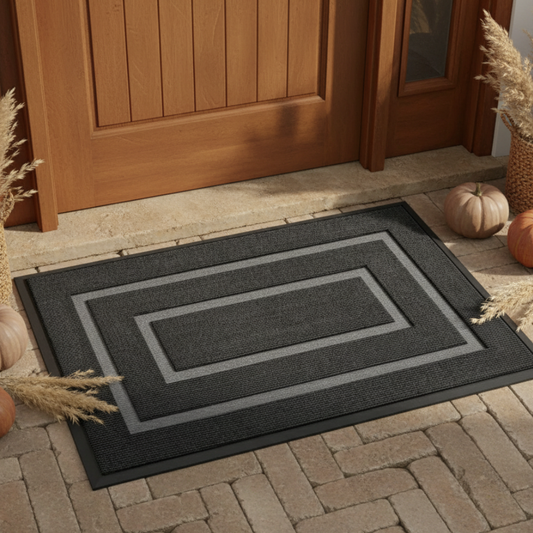 TerraMat | Outdoor Doormat with Non-Slip Rubber Backing | Durable Design for Stylish Entryways 0