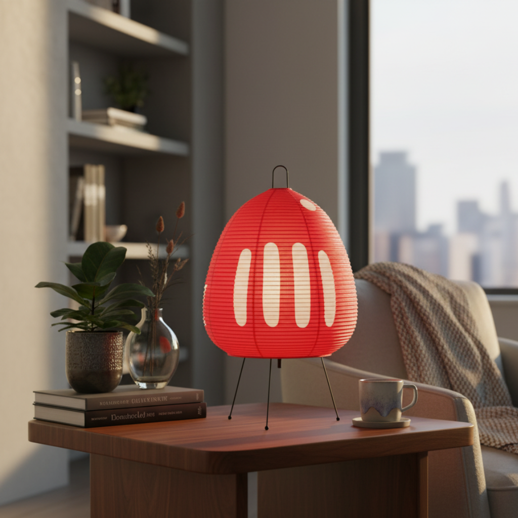 Wabi-Sabi | Floor Lamp with Rice Paper Design & Cozy Ambiance for Living Rooms
