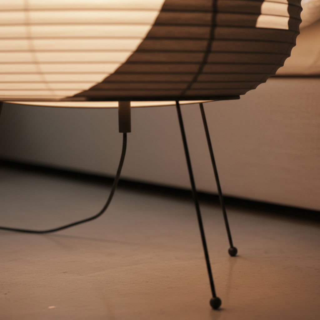 Wabi-Sabi | Floor Lamp with Rice Paper Design & Cozy Ambiance for Living Rooms